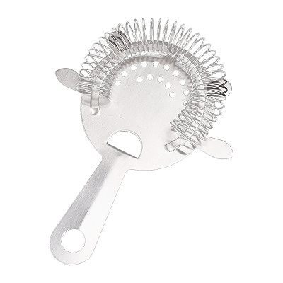 Hawthorne Strainer 4-Prong Stainless Steel Bar Strainer (Silver)