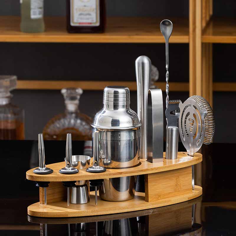 Mixology Bartender Kit: 11 Piece Bartender Kit Home Bar Tools Set ...