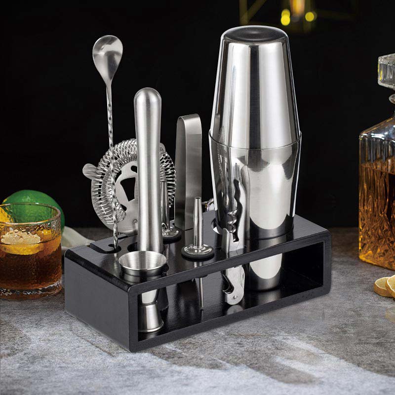 Mixology Bartender Kit 10 Piece Perfect Home Bartender Shaker Set With