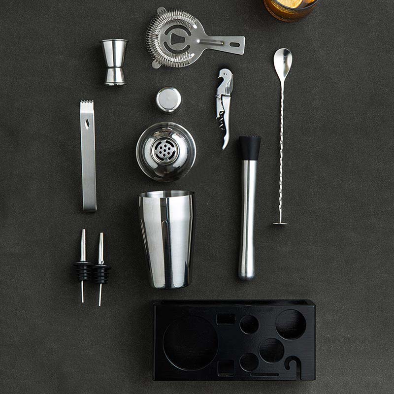 Mixology Bartender Kit 10 Piece Perfect Home Bartender Shaker Set With