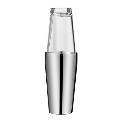 2-Piece Boston Shaker, Glass Cup and Stainless Steel Shaker Cup For Bartending