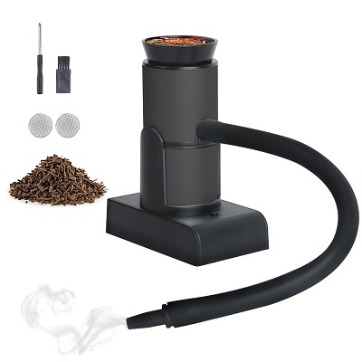 Portable Smoking Infuser Wood Smoke Infuser Kit with Wood Chips for Food Meat Drink