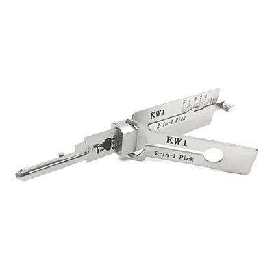 Lishi KW1 2 in 1 Decoder and Pick Tool for Kwikset KW1 5 Pin Keyway Locks