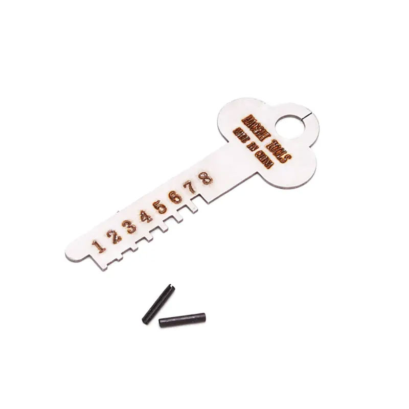 7 Pin Haoshi Tubular Lock Pick Open Tools with Decoder Key