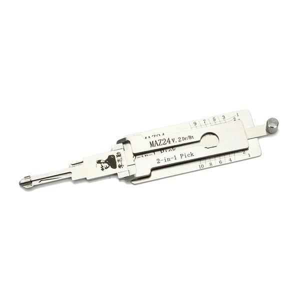 Lishi MAZ24 2-in-1 Pick and Decoder Tool, Locksmith Auto Tool for Mazda Lishi MAZ24 2-in-1 Pick and Decoder Tool, Locksmith Auto Tool for Mazda