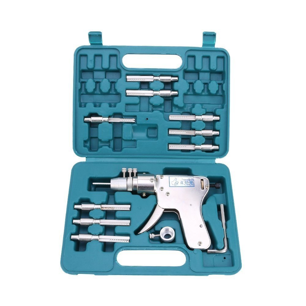 Dimple Lock Bump Gun Tool Set With 10 Pieces Bump Key Tips, Lock Pick Gun Kit Dimple Lock Bump Gun Tool Set With 10 Pieces Bump Key Tips, Lock Pick Gun Kit