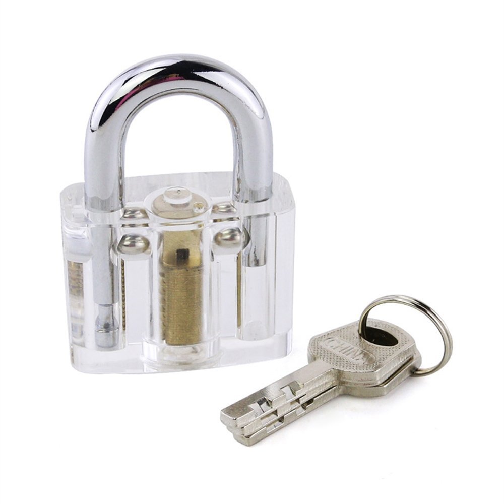 Disc Detainer Transparent Practice Lock