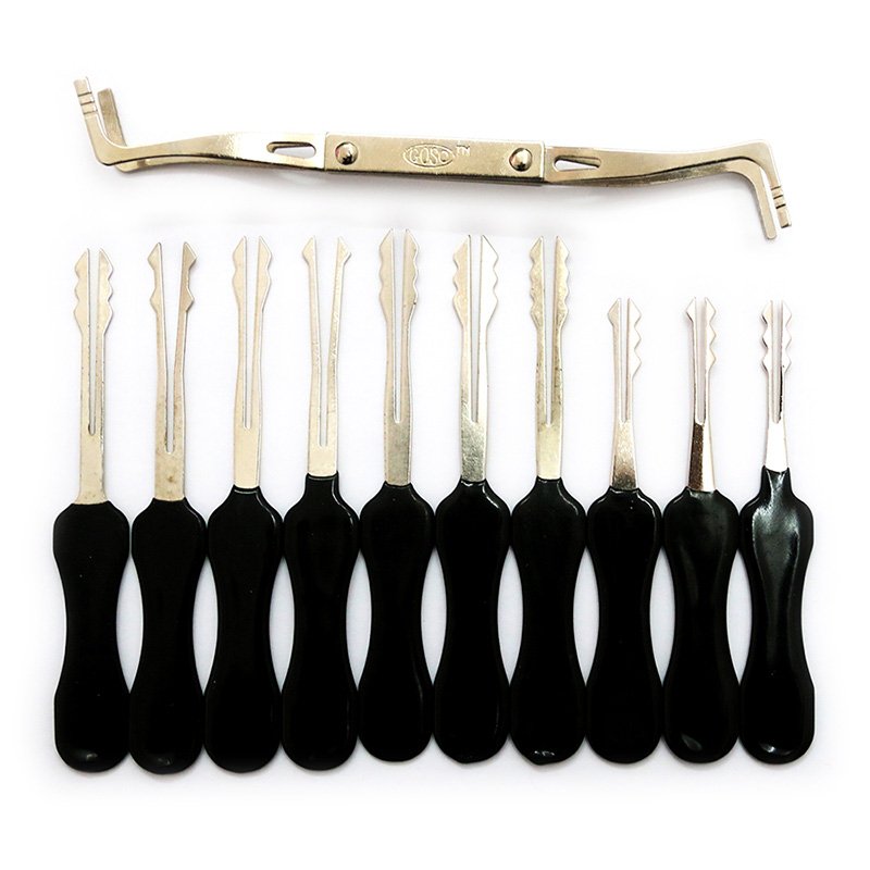 10 Pieces Wafer Picks Lock Pick Set