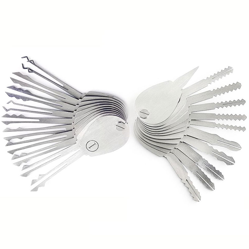 30 Pieces Car Jiggler Lock Pick Set, Auto Lock Pick Tool