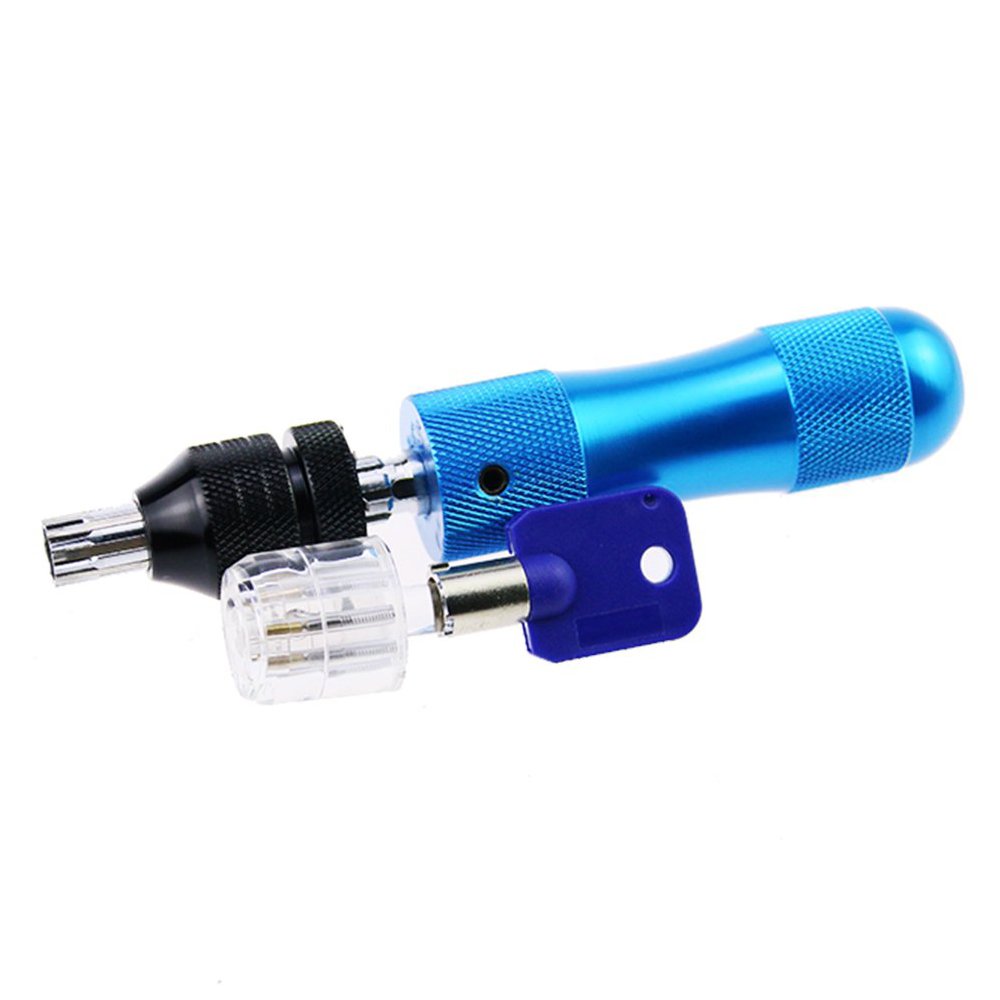 7.5MM Tubular Lock Pick Tool with 7 Pin Transparent Tubular Lock