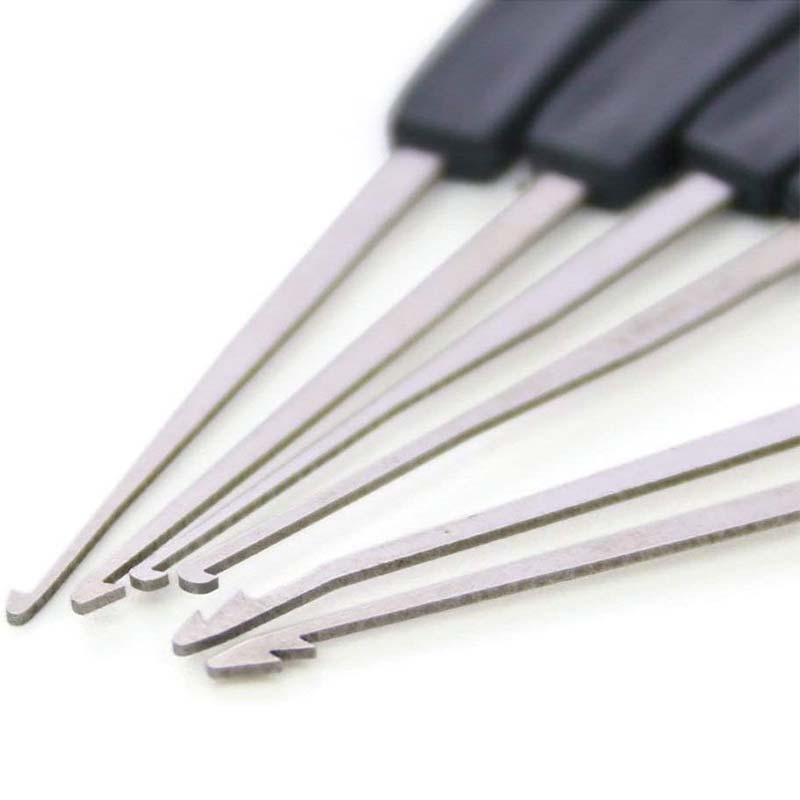10 Pieces Broken Key Extractor Set with 5 Pieces Tension Wrench Tools
